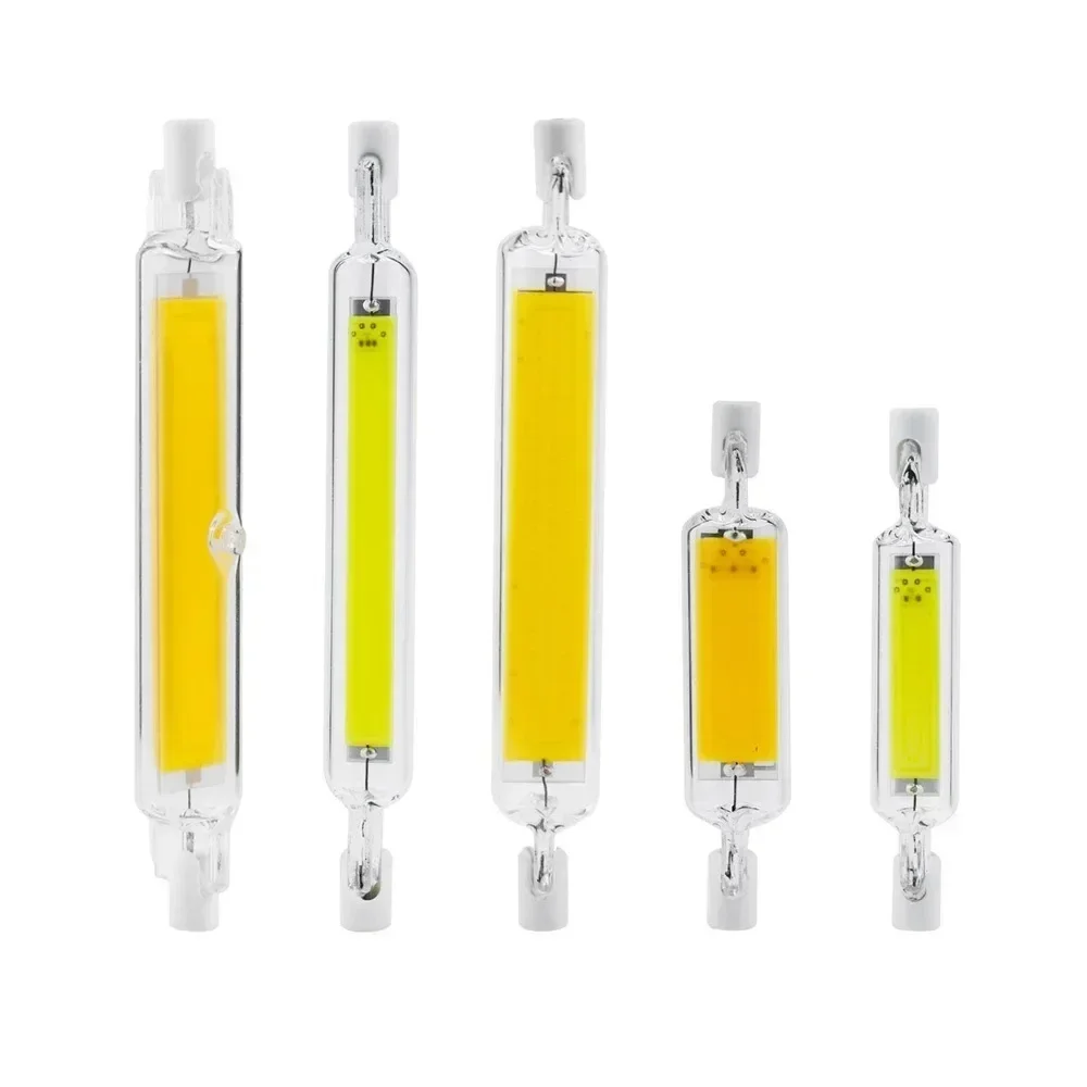 

R7S LED Glass Tube COB Bulb 78MM 118MM High Power R7S Corn Lamp J78 J118 Replace Halogen Light AC 110V 220V 240V Lampadas