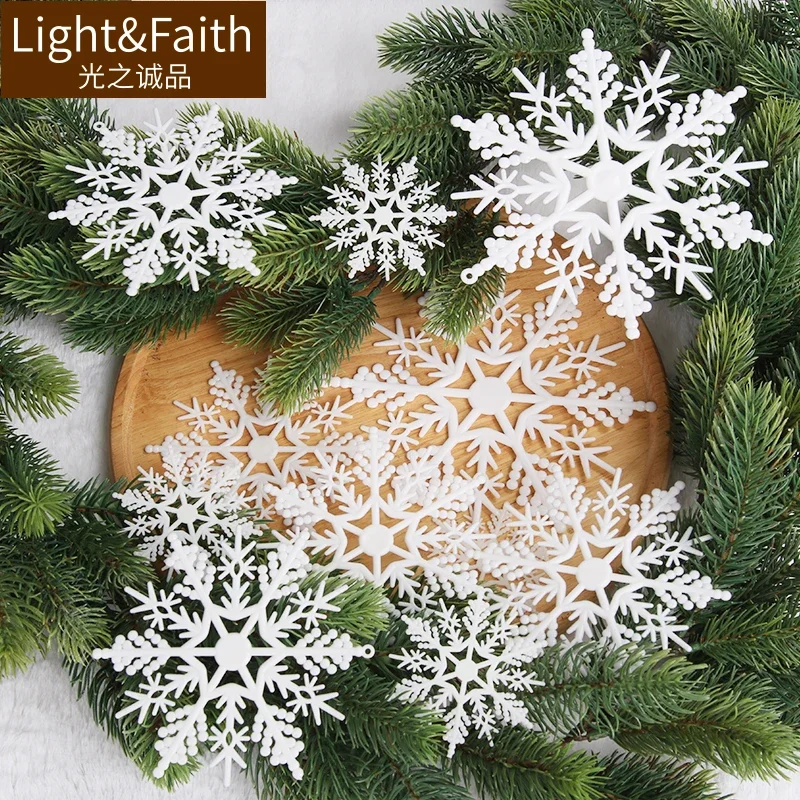 

Рождественские украшения, снежинки, круглые подвески, украшение для отеля