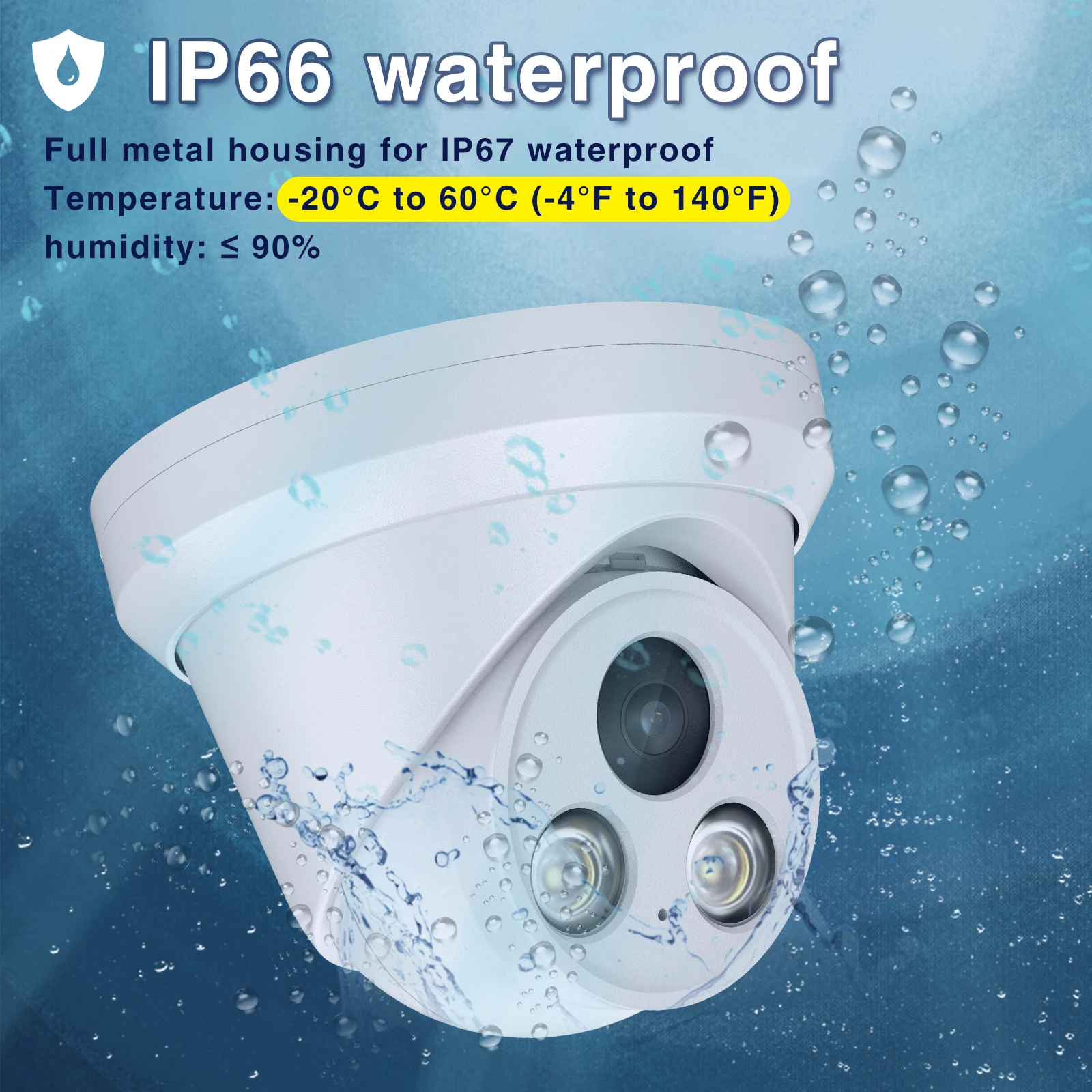 Välitingimustele vastupidav veekindel kaamera