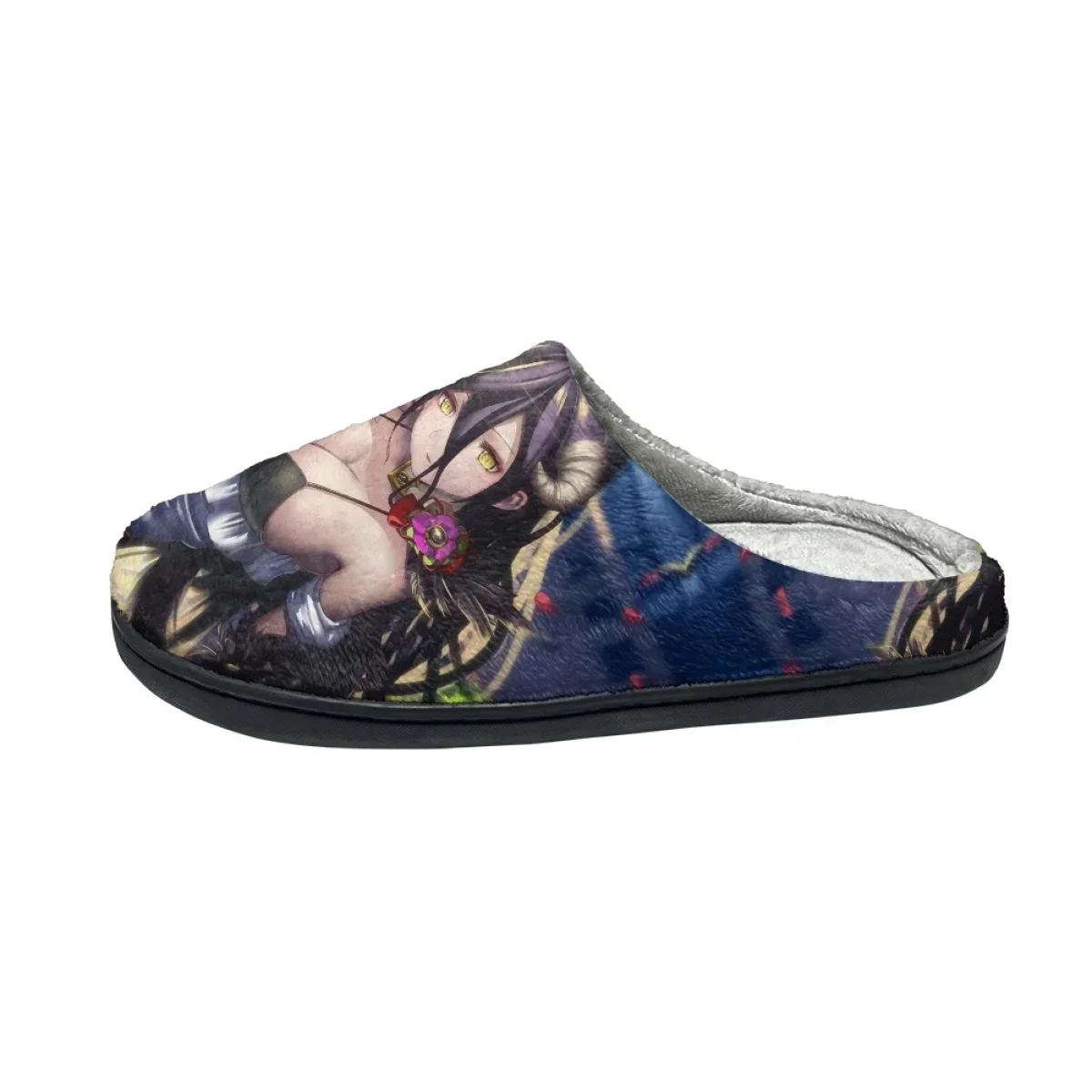 Autumn Winter Indoor Slippers for Women Overlord Design Warm Cozy Home Footwear Couples Non-Slip Cotton Slippers Dropshipping