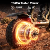 iScooter GX3Pro 11inch Electric Scooter 1500W 50km/h High-Speed E-Scooter 48V 17.5Ah 60KM Swing-arm suspension Scooters APP Control Foldable Scooter 7