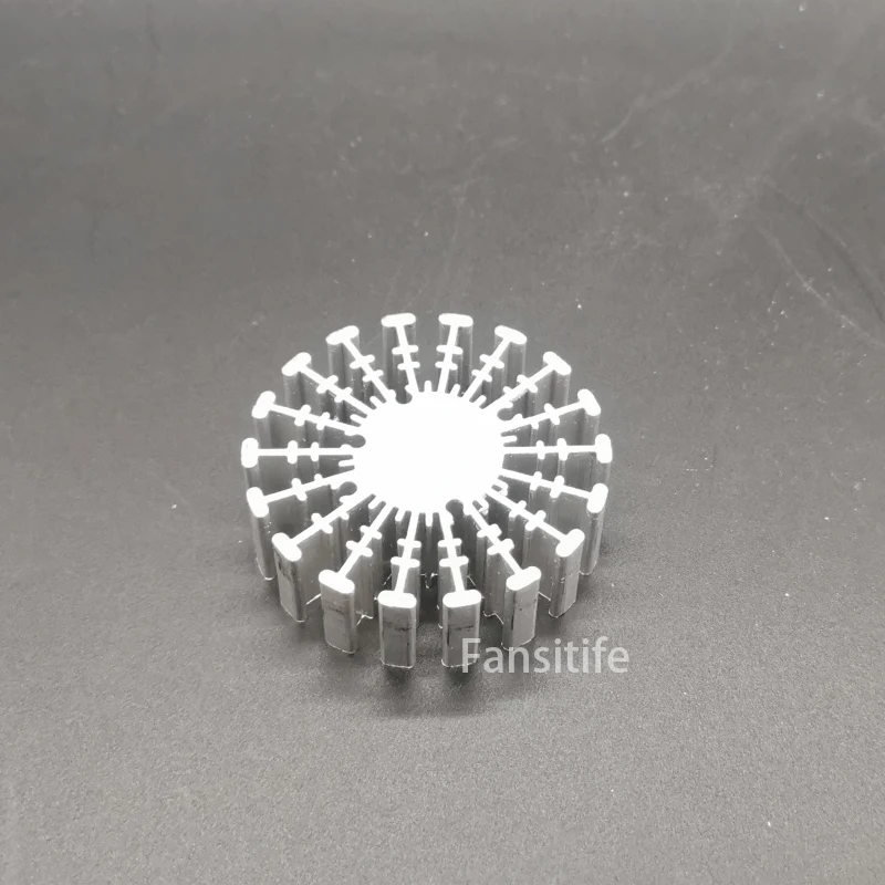 3W 4W COB High Power Led Heatsink Diameter 50mm Height Radiator aluminum heat sink