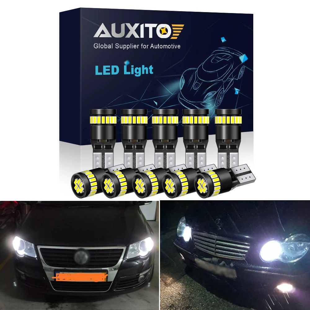 NATGIC T10 W5W 194 168 Lampadine LED CanBus Senza Errori 24SMD 3014