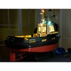 DIY Simulation Rc Boat Model Kit 1:18Tug804 Tug Rescue Boat Small and Moped Tugboat 5