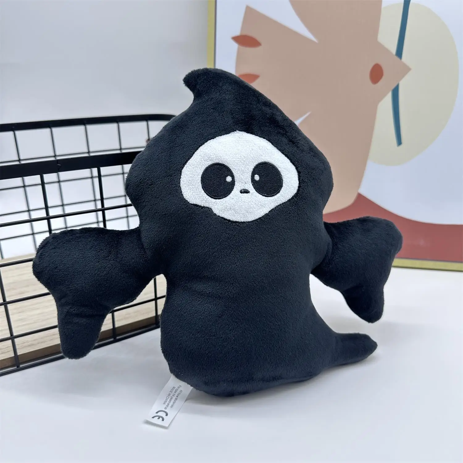 

25cm Kawaii Black Ghost Doll Little Doll High Quality Plush Toy Gift Halloween Christmas Decoration Room Decoration