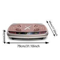 Slim Vibration Platform Plate Home Use Vertical Fitness Equipment Whole Body Exercise Vibration Plate 2