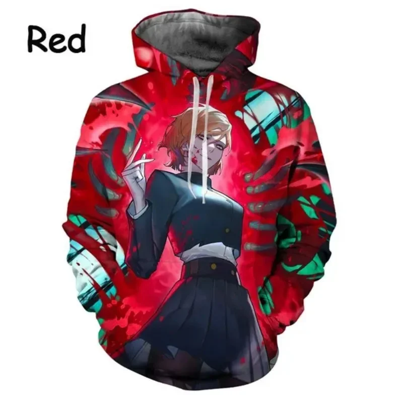 

New 3D Anime Jujutsu Kaisen Printing Pullover Hoodies For Men Satoru Gojo Graphic Hoodie Kids Fashion Cool Hooded Sweatshirts