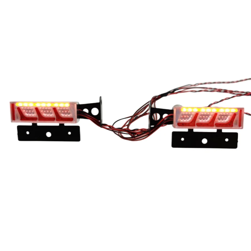 Metal LED Tail Light Lamp For 1/14 Tamiya RC Truck Car SCANIA R730 R470 R620 VOLVO FH12 FH16 ACTROS 3363 1851 AROCS 3363 3348 MA 3
