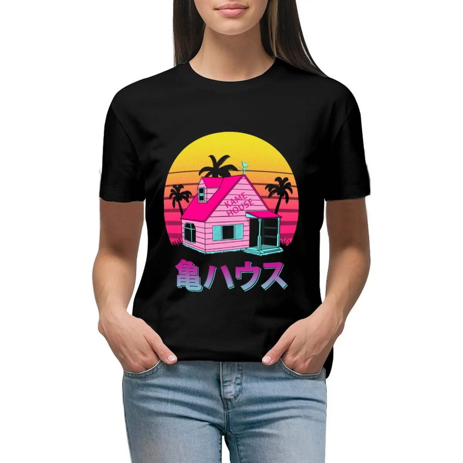 

Kame House T-shirt tops Aesthetic clothing clothes for woman