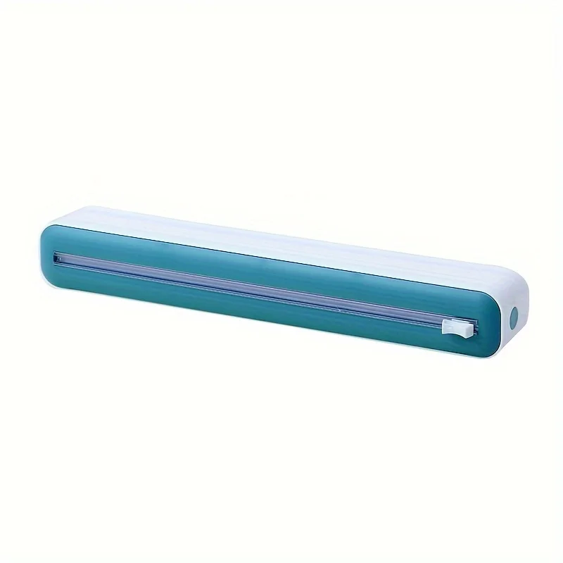Magnetic 2 In 1 Plastic Wrap Dispenser Cling Film Dispenser Cutter Saran Wrap Dispenser Aluminum Foil Paper Cutter Kitchen Tools