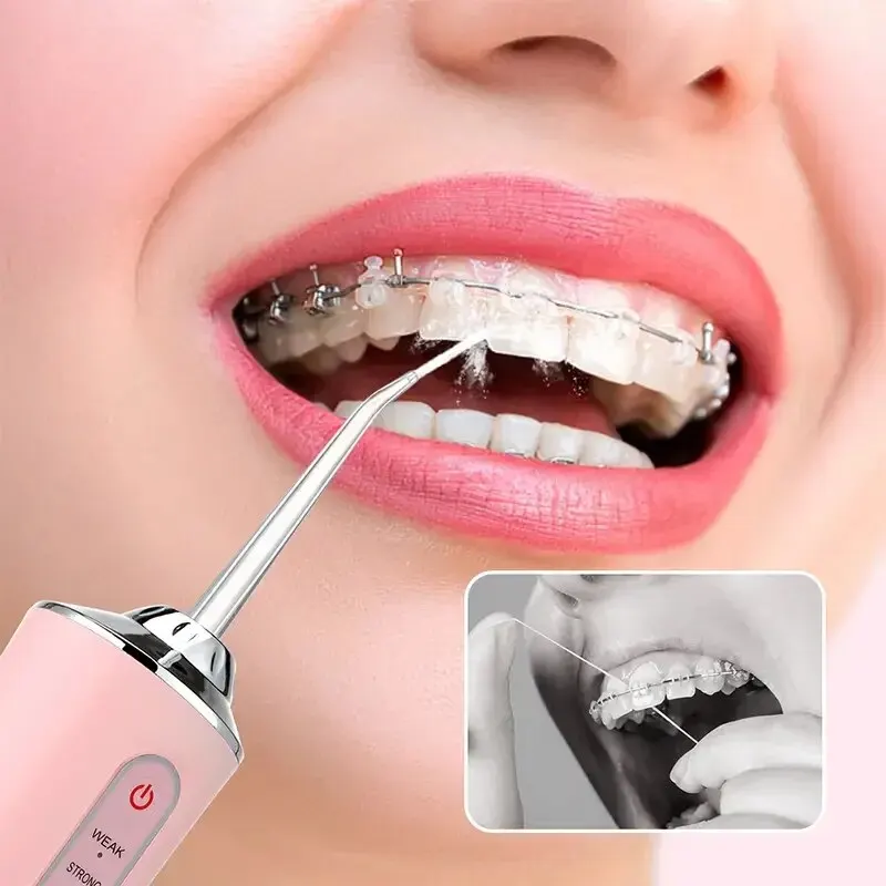 4pcs Electric Dental Flosser Oral Scaler