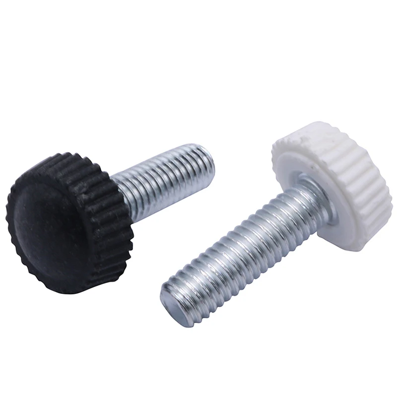 10/20 Pcs Small Round Plastic Head Knurled Thumb Screw Nylon Bakelite