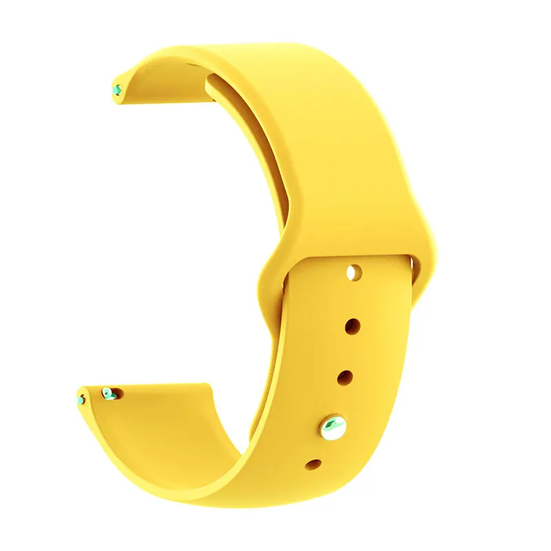 Silicone Watch Strap - 20mm/22mm Adjustable Band, Universal Fit