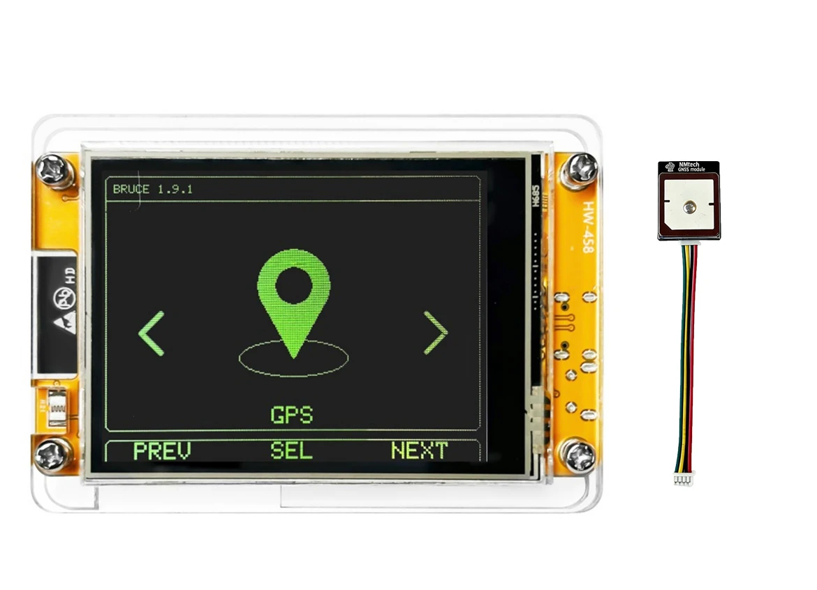 ตัวเลือกสินค้า ESP32 Bruce 2432S028 Wi-Fi Bluetooth NFC GNSS ป้องกันเครือข่ายไร้สาย