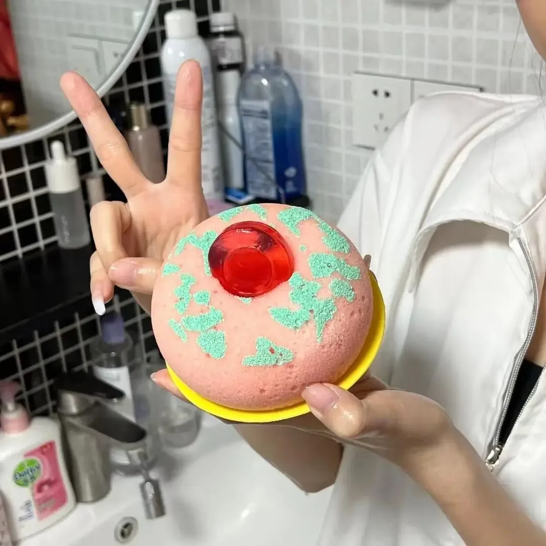 Soap sponge for bathing, face washing, bathing and lathering makka bath sponge pakka bath sponge 5