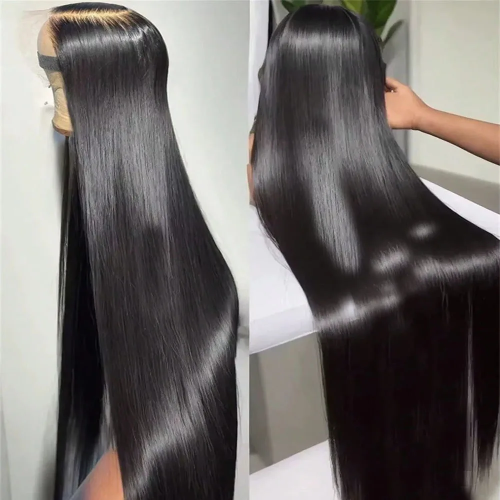 Brazilian human hair13x4/13x6mm high-definition lace front wig16-42 inches straight lace front wig360-degree full lacewignatural 6