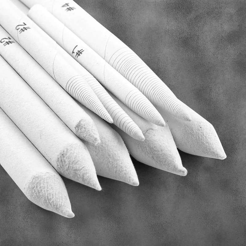 40 PCS Blending Stumps And Tortillions Set Blending Tools,Kneaded Eraser And Sandpaper Blocks