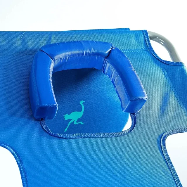 Recliner Lounger Lounge Beach Chair, Multifunctional Folding Recliner for Outdoor Swimming Pool, Foldable Sunlounger Blue 2