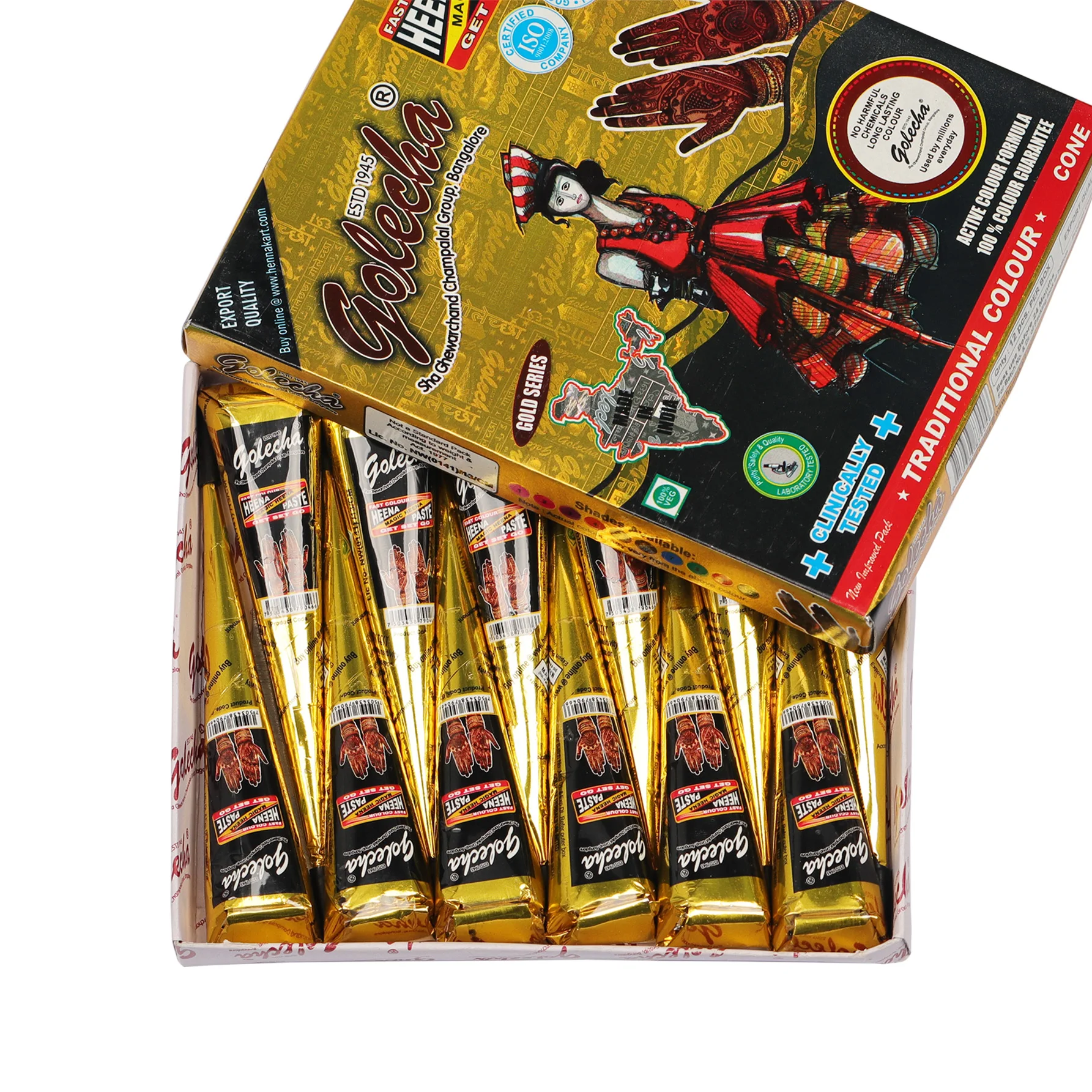 Henna Cones 25gram Indian Henna Tattoo Paste Temporary Tattoo Body Art Mehndi Body Paint