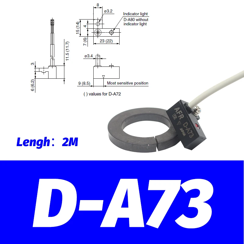 Reed Magnético DMSH DMSE-020 DMSG-020 DMSJ-020 N020