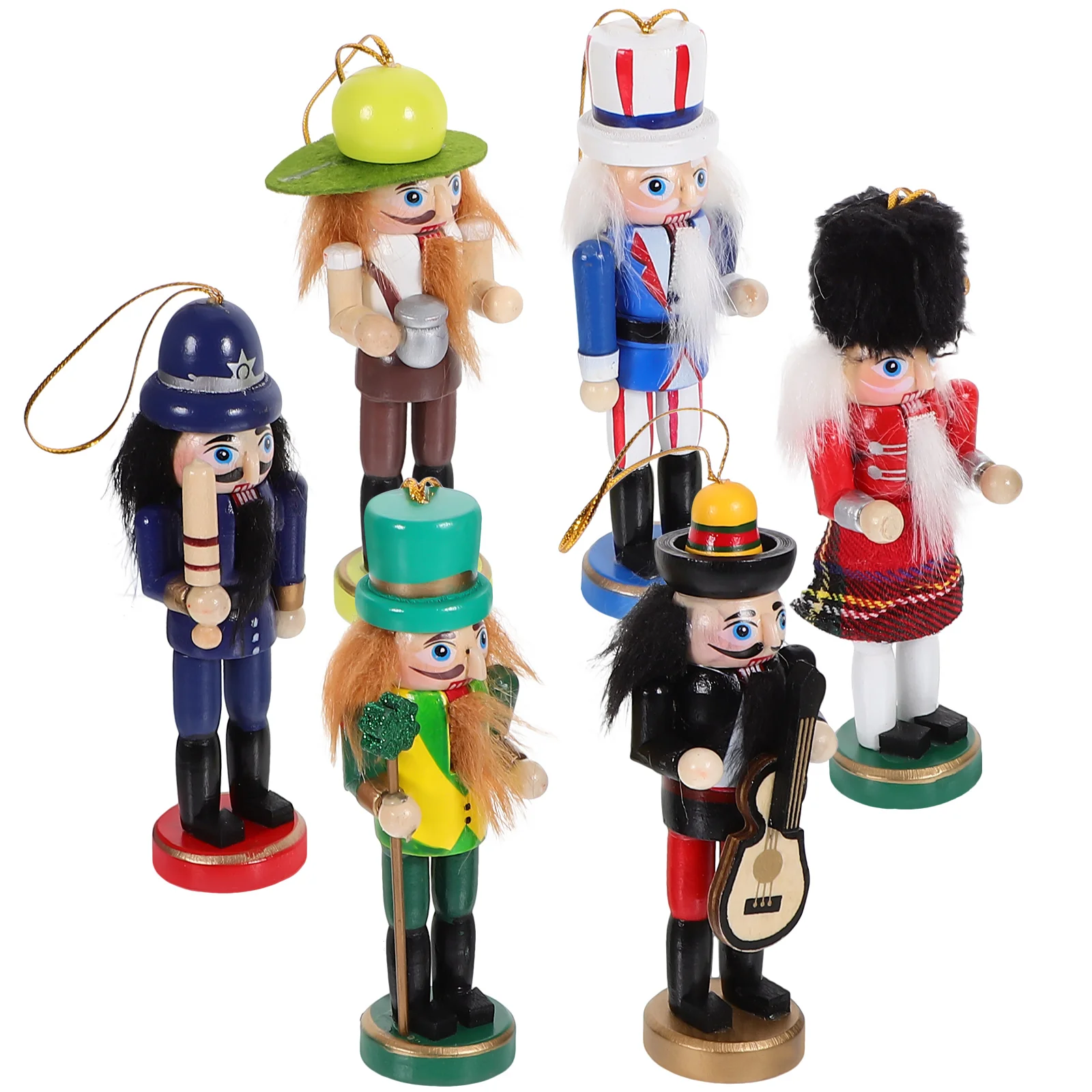 

Nutcracker Desktop Decoration Xmas Nutcracker Pendant Nutcracker Wood Craft