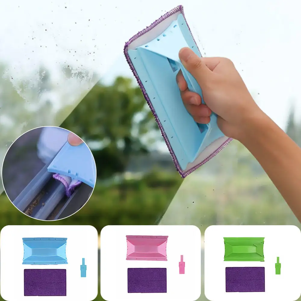 Cleaning Brush Door and Window Track Handheld For Desktop Glass Cove Edge Gaps Sliding Doors Tile Lines