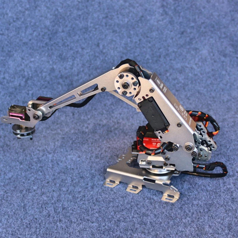 Nuovo Braccio Robotico a 6 Assi con Servomotori MG996R per Arduino, Kit Fai-da-Te con Ventosa, Giocattoli STEM - immagine 5