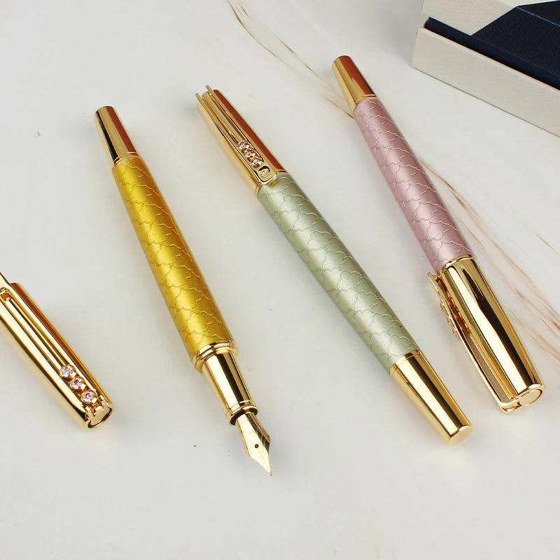 Hero HS210 Exquisite Ladies Fountain Pen Fine Nib 0.5mm Fine Quality Multicolor For Choice Premium Writing Gift Pen