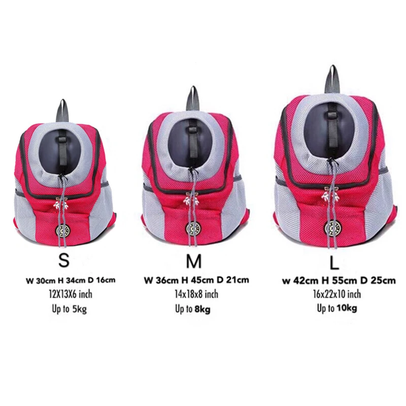 Backpack Dog Travel Bag Double Shoulder Portable