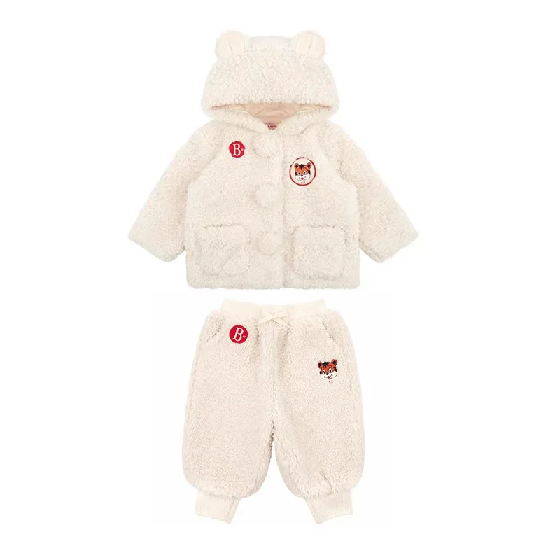 Clearance Baby Down Jacket Winter Clothes Kawaii Girls' Lamb Wool Coat Children's Coat Jacket Outerwear Baby Romper