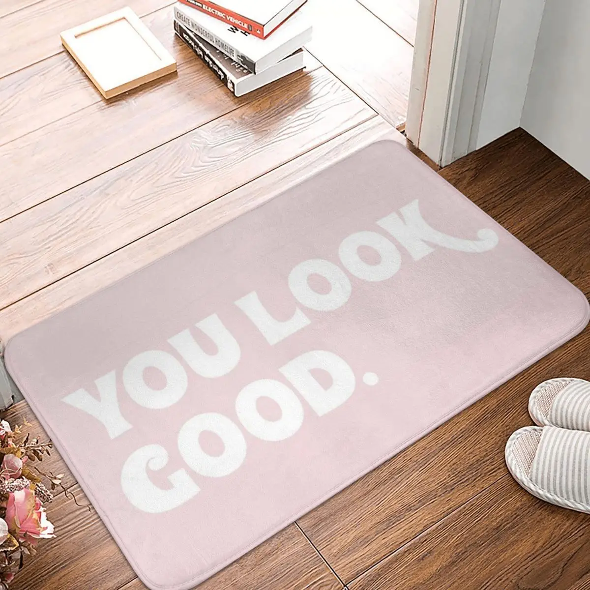 

You Look Good 40x60cm Carpet Polyester Floor Mats Cute Style Practical Home Decor