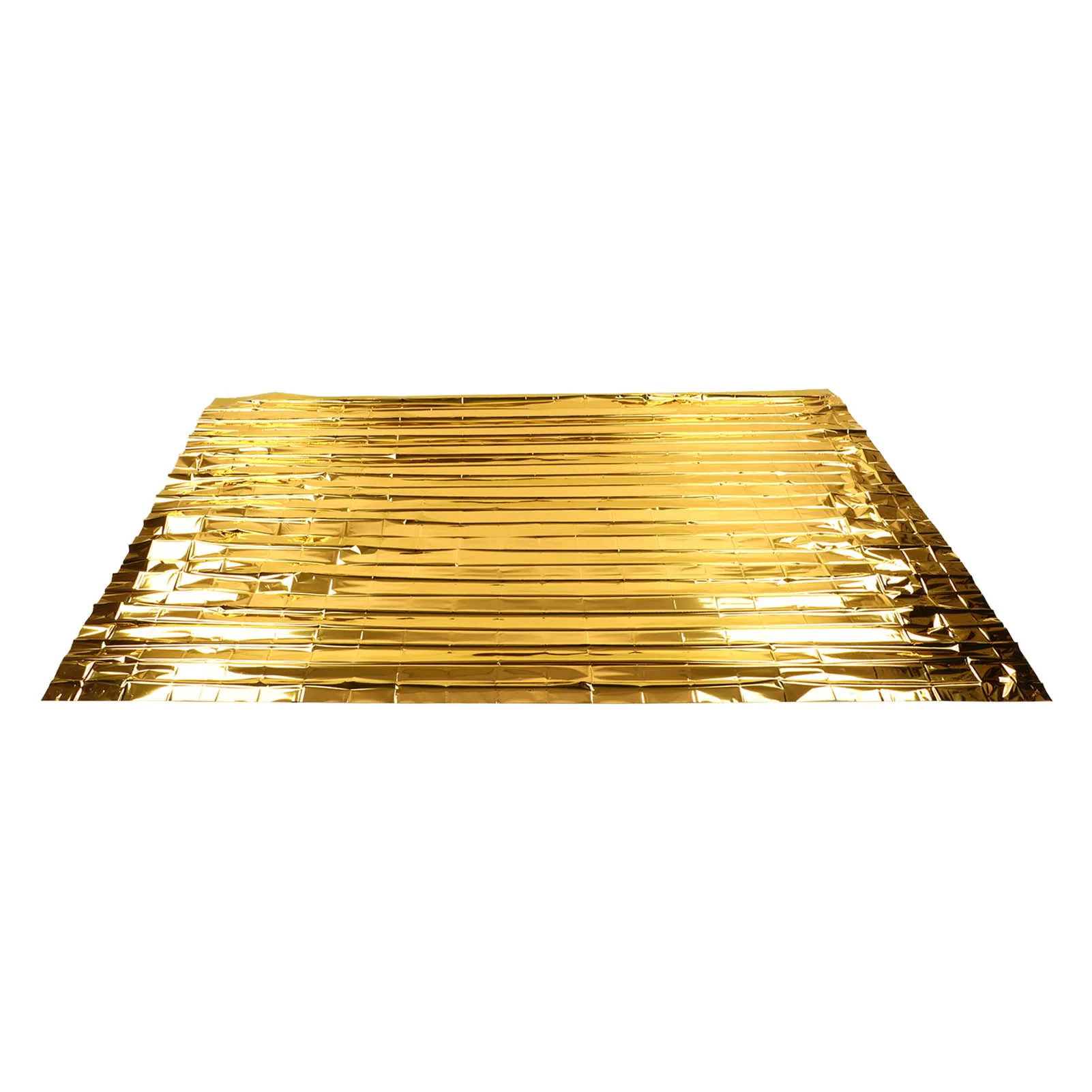 Outdoor Emergency Blanket Reflective Surface Emergency Thermal Blanket Survival Equipment Portable Gold Silver for Field Work