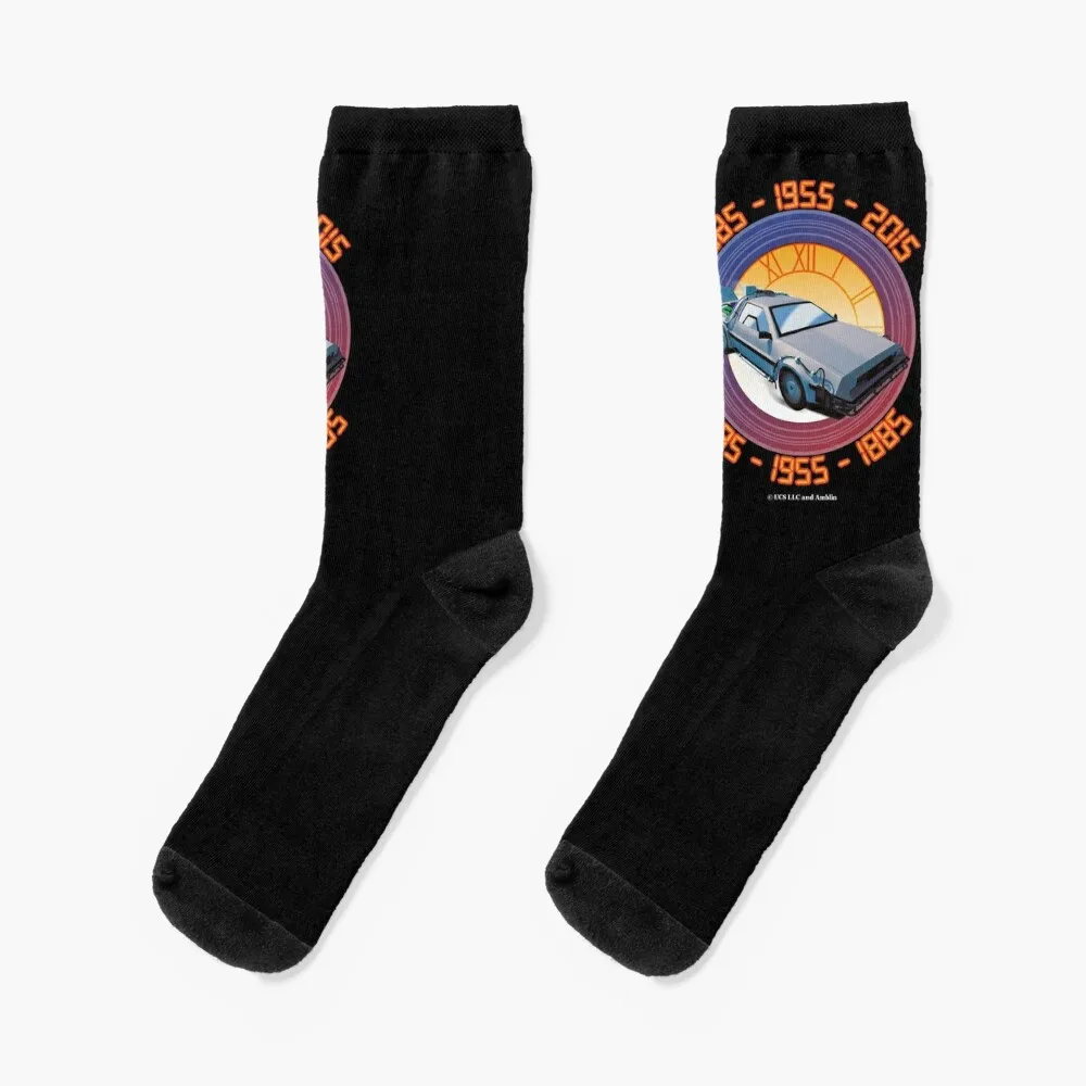 Back to the future Socks heated winter thermal basketball Designer Man Socks Women's self heating shaping socks breathable foot warmer massage socks cozy self heated thermal socks unisex anti freeze massage socks