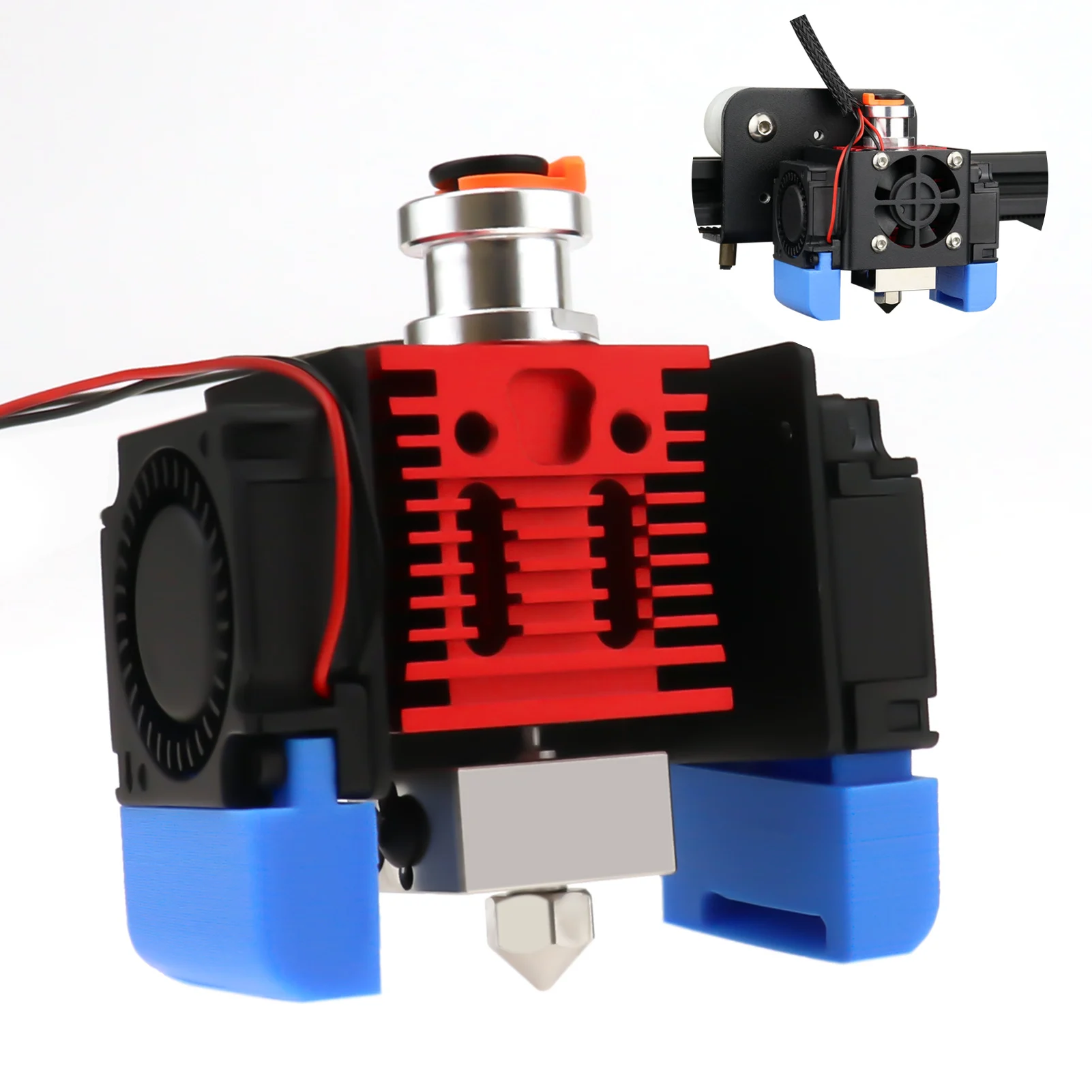 Red Lizard q1 Radiador Ultra Precisão Extrusora de Impressora 3d é Compatível com os Adaptadores de Hotend v6 e Cr10 Ender 3 - Imagem 6