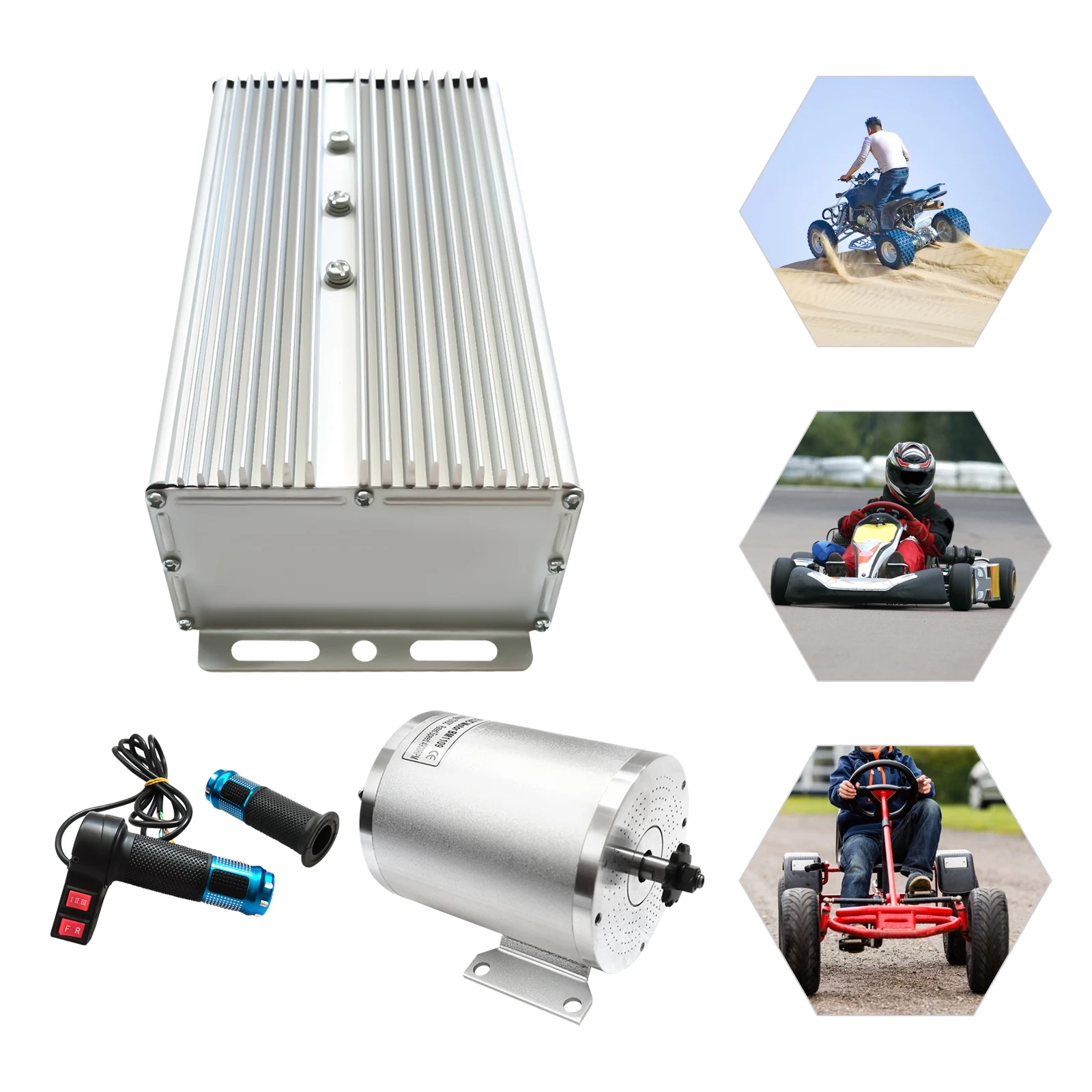 Kunray 72v 5000w Motor Kit 72V 3000W BLDC Brushless Motor Kit With