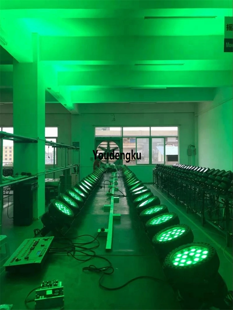 4 pieces waterproof stage night club party 18x10W 4in1 rgbw dmx IP65 led par lig