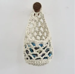 Boho Macrame Wall Plant Hanger - Handcrafted Hanging Basket for Indoor and Outdoor Decor (1pc)