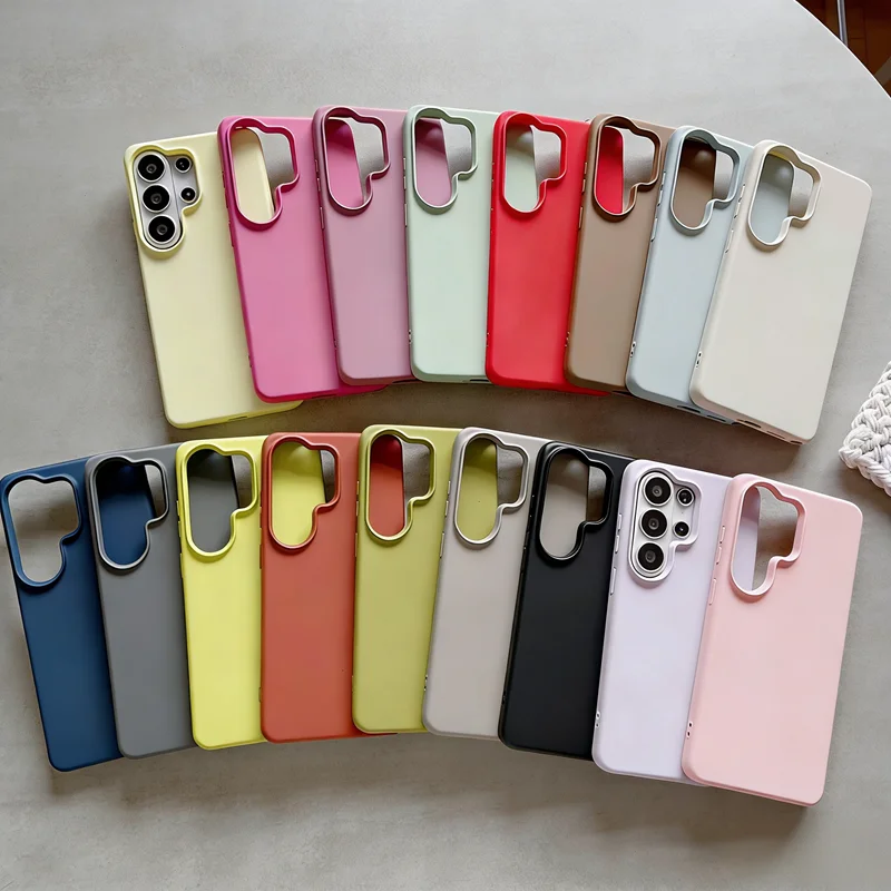 Ultra Liquid Silicone Flocking Candy Color Case