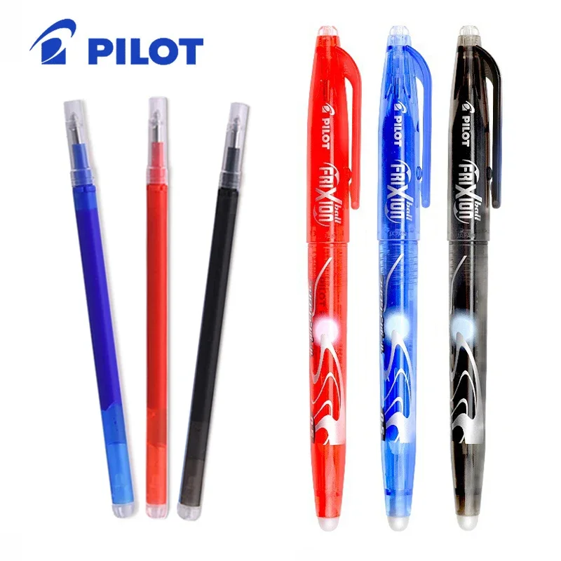 Pilot 0.5mm Erasable Gel Pen with Refills Set High-capacity Replaceable Rod Washable Handle for School Office Writing Stationery 1