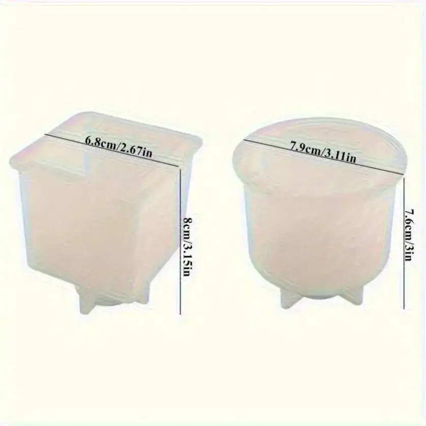 New Handmade DIY Cement Vase Silicone Mold Insertion Aromatherapy Gypsum Decorative Mirror Resin Mold Home Decoration Process