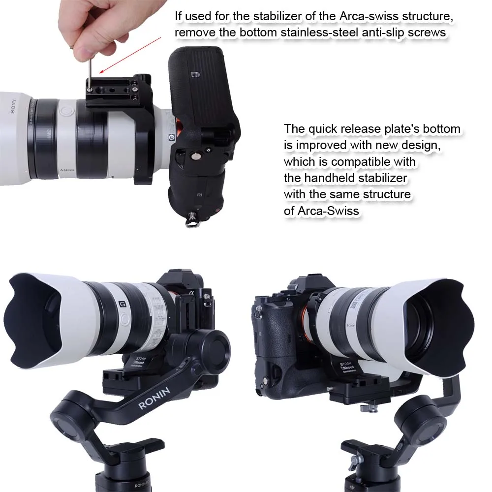 Ishoot-lens Collar Tripod Mount Ring Mount Ring Support For Sony fe 70200 mm f4 Macro g Oss ii Arca-swiss Quick Release Plate - Image 6