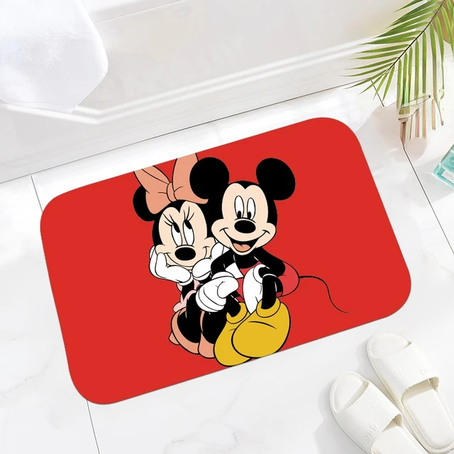 Zerbino Disney Mickey 40x60cm ingresso tappeti di benvenuto corridoio porta  bagno cucina tappeti tappetini tappeto spedizione gratuita - AliExpress