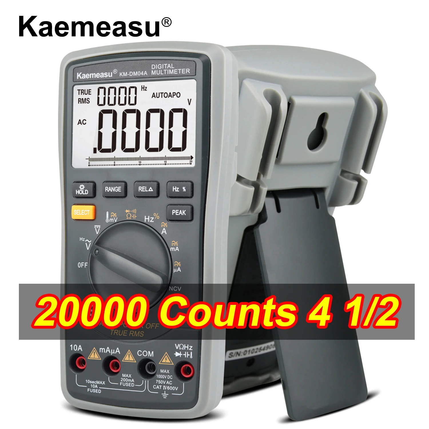 Large-Screen-20-000-Counts-DC-AC-Electronic-Digital-Multimeters-With ...