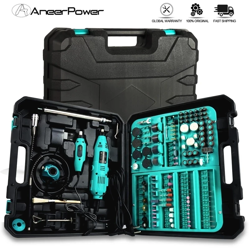 180W Mini Trapano Elettrico Velocità Variabile Dremel Incisione Lucidatrice Utensile Rotante Intaglio Del Legno Lucidatura Smerigliatrice Rettifica