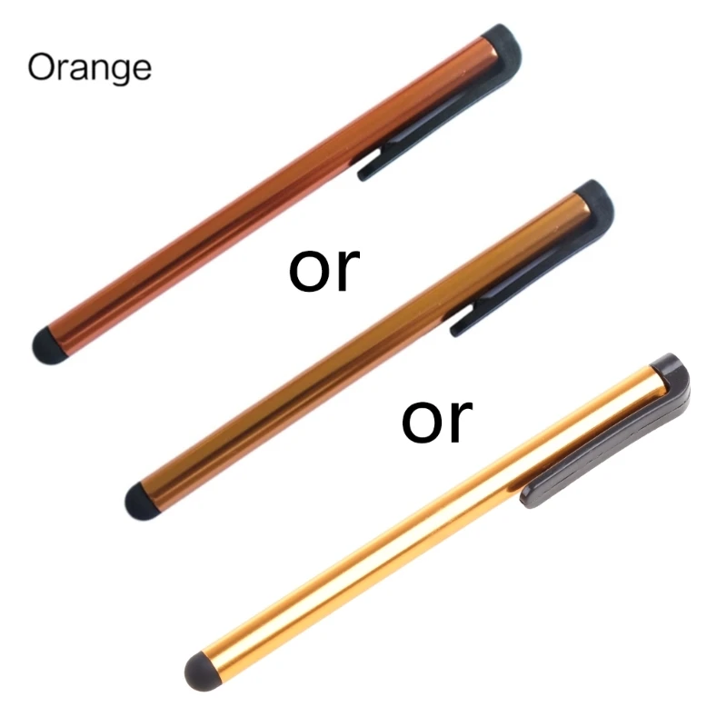Clip Design Universal Soft Head for Phone Tablet Durable Stylus Pen Capacitive Pencil Touch Screen Pen for Phone Tablet Use