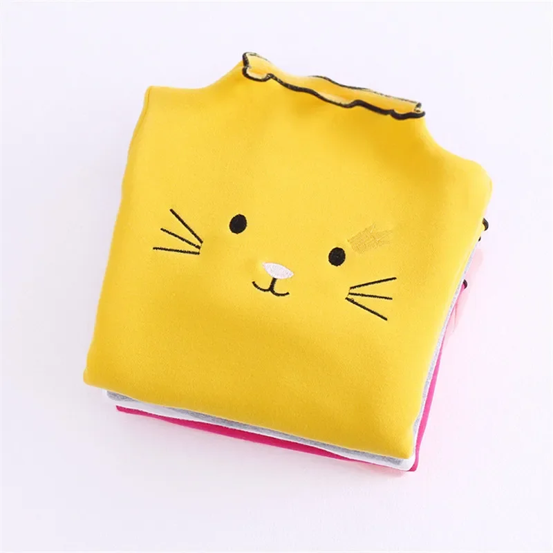 Kids Sweatershirts Baby Girls Sweater Kids Boys Tee Shirts For Children Clothing Spring Summer Basic Tshirt Long Sleeve Cartoon Cat Sweatershirt