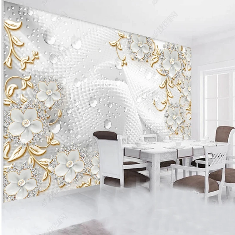 personalizado 3d luxo estilo europeu papel de 03