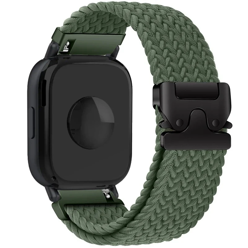 Nylon Braided Loop Strap with Parachute Buckle Bracelet Band - Versatile Accessory