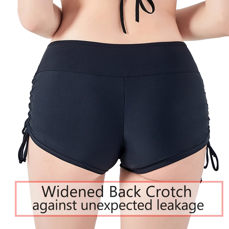 Women Menstrual Period Swimwear Bikini Bottoms Ladies Beach Pants Summer Sexy High Waisted Women's Swimming Panties