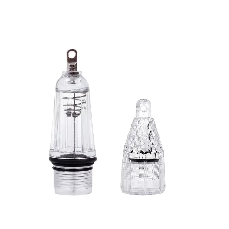 Kit lampe LED pêche nocturne sans pile - Appât lumineux bateau pour mer et casiers crevettes